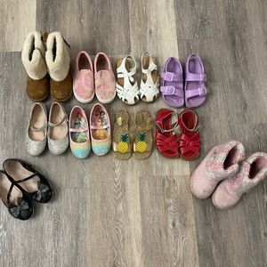 Toddler Girls Shoes Bundle 10 T and 11 T